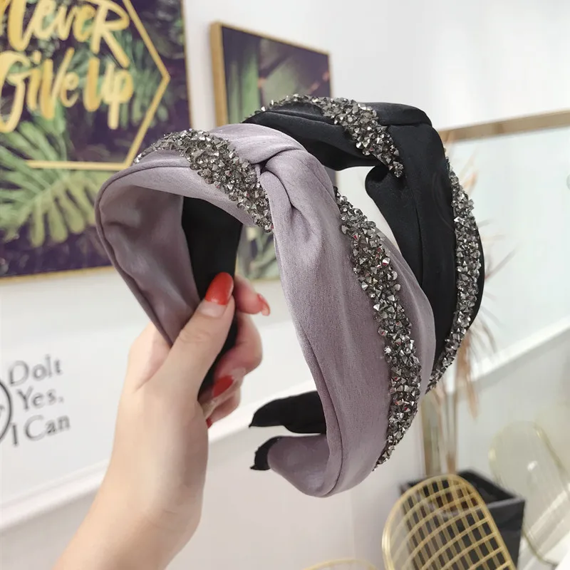 Silk Crystal Shiny Knot Headbands For Women Patchwork Headband Hair Accessories Hair Band Crown Flower Hairbands Head Wrap
Silk Crystal Shiny Knot Headbands For Women Patchwork Headband Hair Accessories Hair Band Crown Flower Hairbands Head Wrap