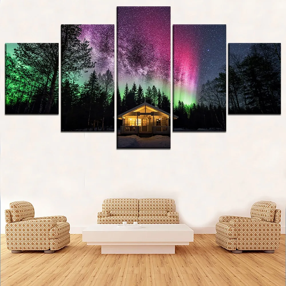 The Aurora Borealis Landscape Home Canvas Wall Art For Living Room Painting Modern HD Print Wall Art Canvas Painting Artwork
The Aurora Borealis Landscape Home Canvas Wall Art For Living Room Painting Modern HD Print Wall Art Canvas Painting Artwork