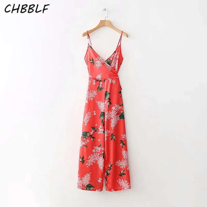 CHBBLF women stylish print jumpsuits V neck bow tie sashes zipper wide leg rompers ladies retro playsuits POP1350
CHBBLF women stylish print jumpsuits V neck bow tie sashes zipper wide leg rompers ladies retro playsuits POP1350
