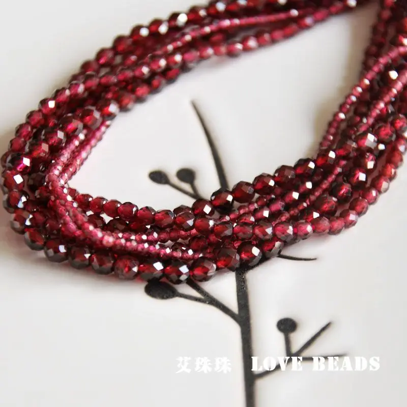 garnet faceted cut 2/3/4mm 15"/38cm tiny seed beads diy necklace bracelet earing jewelry making craft findings
garnet faceted cut 2/3/4mm 15"/38cm tiny seed beads diy necklace bracelet earing jewelry making craft findings