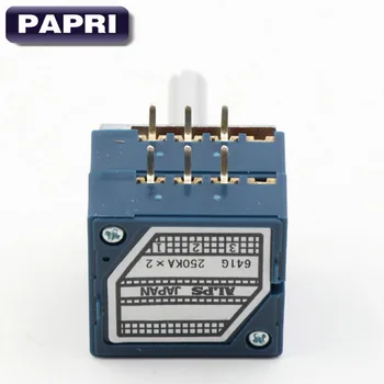 PAPRI 1PCS 2x250KA JAPAN ALPS RK27 Type 6MM Stereo Volume Potentiometer LOG POT Attenuator Audio Tube Amplifier
PAPRI 1PCS 2x250KA JAPAN ALPS RK27 Type 6MM Stereo Volume Potentiometer LOG POT Attenuator Audio Tube Amplifier