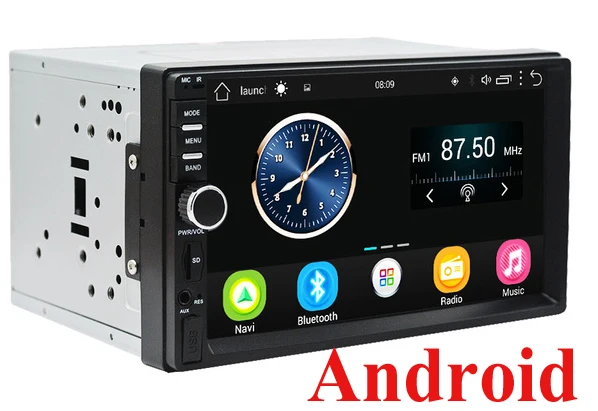 2 Din Android Car Radio Stereo 7"1024*600 Universal Car Player GPS Navigation Wifi Bluetooth Colorful lights remote control
2 Din Android Car Radio Stereo 7"1024*600 Universal Car Player GPS Navigation Wifi Bluetooth Colorful lights remote control