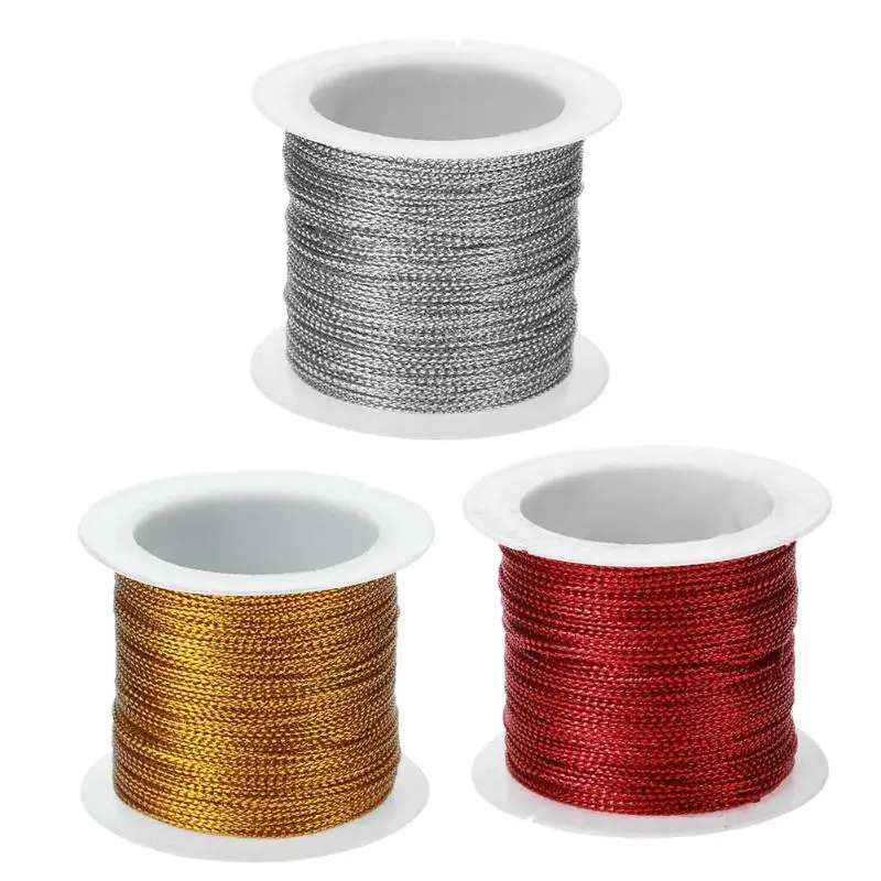 Polyester Fiber Cord Thread String DIY Rope Bead Tag Clothes Decor Bead Tag Necklace Waxed Thread Jewelry Rope Chinese Knot Line
Polyester Fiber Cord Thread String DIY Rope Bead Tag Clothes Decor Bead Tag Necklace Waxed Thread Jewelry Rope Chinese Knot Line