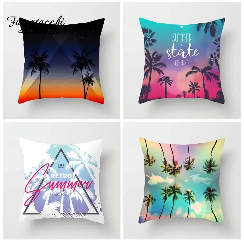 Fuwatacchi Summer Scenic Style Cushion Cover Oceanside Coconut Tree Printed Pillow Cover Colorful Decorative Pillows Fo Sofa Car
Fuwatacchi Summer Scenic Style Cushion Cover Oceanside Coconut Tree Printed Pillow Cover Colorful Decorative Pillows Fo Sofa Car