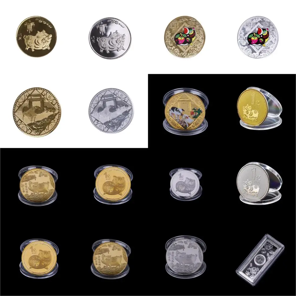 2019 Lucky Pig Commemorative Coin Year of Pig Delivers Money Coins Collection New Year Gift Gold Plated Good Fortune Home Decor
2019 Lucky Pig Commemorative Coin Year of Pig Delivers Money Coins Collection New Year Gift Gold Plated Good Fortune Home Decor