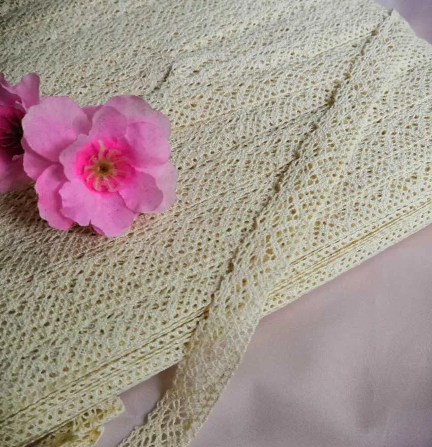 1.8cm Beige Cotton Lace DIY Handmade Wedding Party Decorative Lace Patchwork Cotton Crocheted Lace Ribbon Trim 5 yard
1.8cm Beige Cotton Lace DIY Handmade Wedding Party Decorative Lace Patchwork Cotton Crocheted Lace Ribbon Trim 5 yard