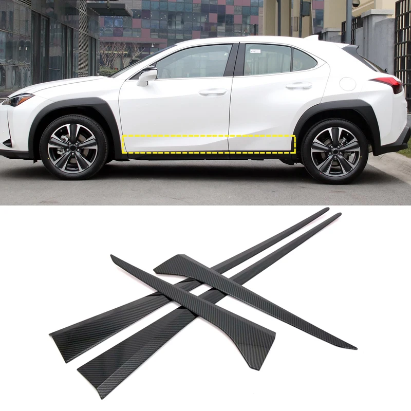 Carbon Style/Silver ABS Car Exterior Side Door Panel Body Molding Decoration Cover Trim For Lexus UX (ZA10) 2018-2019
Carbon Style/Silver ABS Car Exterior Side Door Panel Body Molding Decoration Cover Trim For Lexus UX (ZA10) 2018-2019