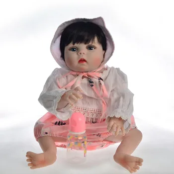 57cm Full body soft Silicone babies sale Princess Realistic Newborn princess Children Birthday Gift Girl Play House Bathe Toys
57cm Full body soft Silicone babies sale Princess Realistic Newborn princess Children Birthday Gift Girl Play House Bathe Toys