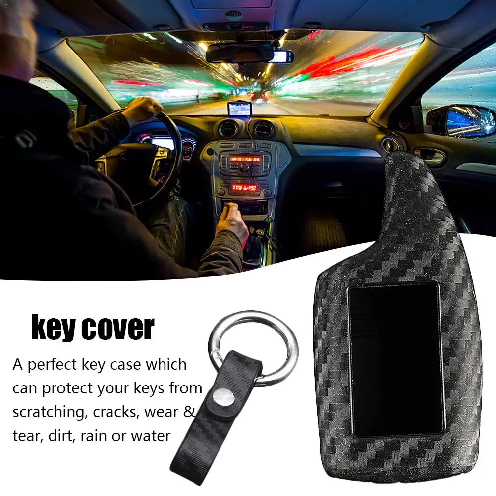 Carbon Silicone Alarm Remote Keychain Case For Scher-khan Magicar 5 6 2 Way LCD Sensor Protect Cover Car Accessories
Carbon Silicone Alarm Remote Keychain Case For Scher-khan Magicar 5 6 2 Way LCD Sensor Protect Cover Car Accessories