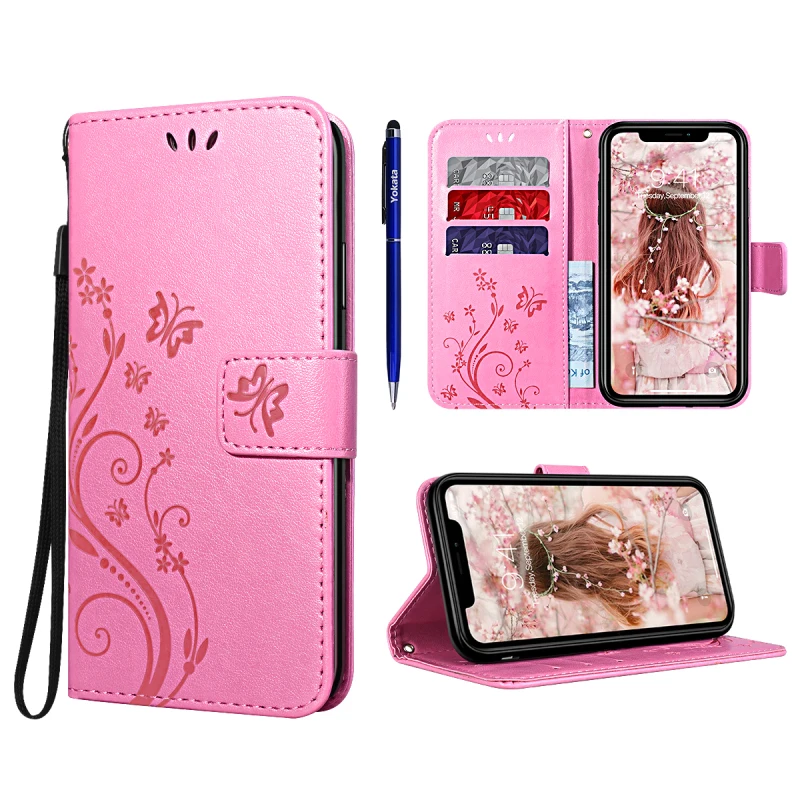 Leather Wallet Flip Case for iPhone XR Case with Screen-touch Pen Full Protection Book Cover Embossing Sunflower for iPhone XR
Leather Wallet Flip Case for iPhone XR Case with Screen-touch Pen Full Protection Book Cover Embossing Sunflower for iPhone XR