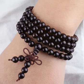 SUNYIK 108 6mm Black Ebony Wood Prayer Beads Buddhist Meditation Mala Necklace Bracelet
SUNYIK 108 6mm Black Ebony Wood Prayer Beads Buddhist Meditation Mala Necklace Bracelet