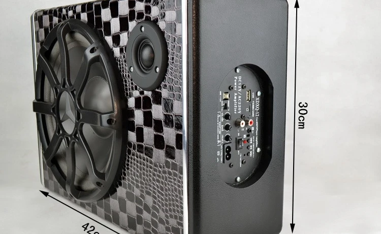 2015 slim car subwoofer square dance sound 10 inch 12V220V bi-amping | Автомобили и мотоциклы