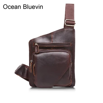 OCEAN BLUEVIN new hot Genuine Leather Men Bag Messenger Bag Vintage Flap Men Chest Pack Bag Single Shoulder Bags for Men
OCEAN BLUEVIN new hot Genuine Leather Men Bag Messenger Bag Vintage Flap Men Chest Pack Bag Single Shoulder Bags for Men