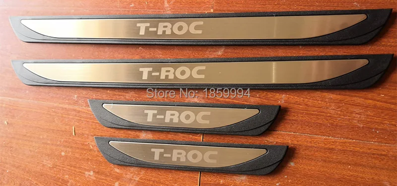 Для 2017-2021 VW T-ROC TROC t-rock Автомобильная Накладка на порог отделка приветственная