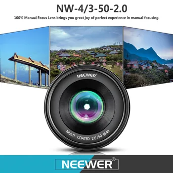 Neewer 50mm f/2.0 Manual Focus Prime Fixed Lens for OLMPUS/PANASONIC APS-C Digital Cameras As E-M1/M5/M10/ E-P5E-PL3/PL5/PL6/PL7
Neewer 50mm f/2.0 Manual Focus Prime Fixed Lens for OLMPUS/PANASONIC APS-C Digital Cameras As E-M1/M5/M10/ E-P5E-PL3/PL5/PL6/PL7