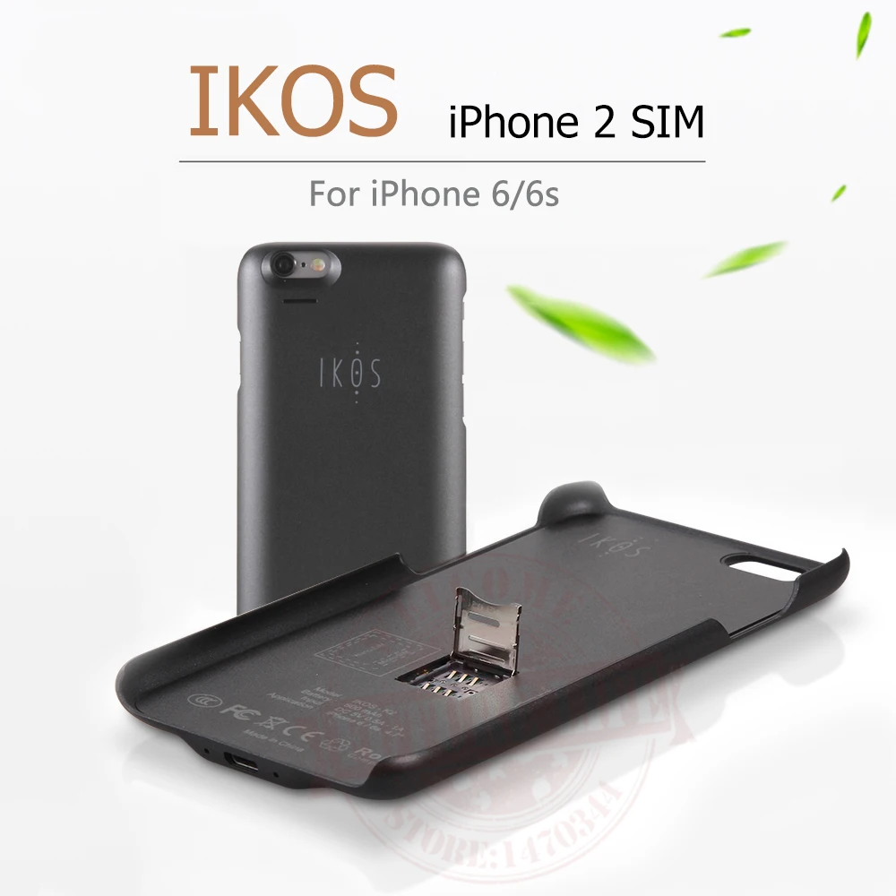 Dual sim двойной резервный адаптер для iPhone 6/6 s ikos K2 goodtalk Телефонные Чехлы В виде