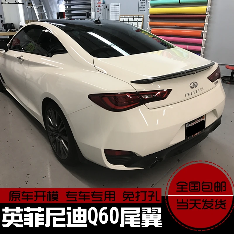 For Infiniti Q60 Q60S Spoiler High quality ABS material Car Rear Wing Spoiler For Infiniti Q60 Spoiler 2016-2018
For Infiniti Q60 Q60S Spoiler High quality ABS material Car Rear Wing Spoiler For Infiniti Q60 Spoiler 2016-2018