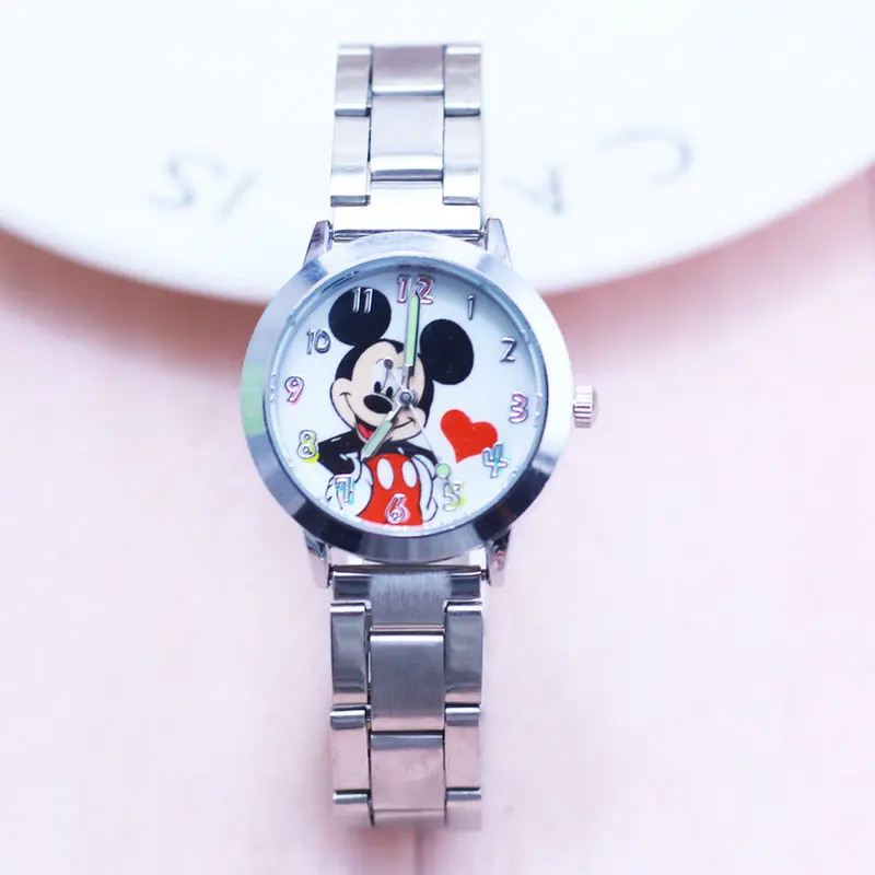 2018 new Fashion Watches Women Mickey Steel Cartoon Crystals Clock Watch Ladies Watch
2018 new Fashion Watches Women Mickey Steel Cartoon Crystals Clock Watch Ladies Watch