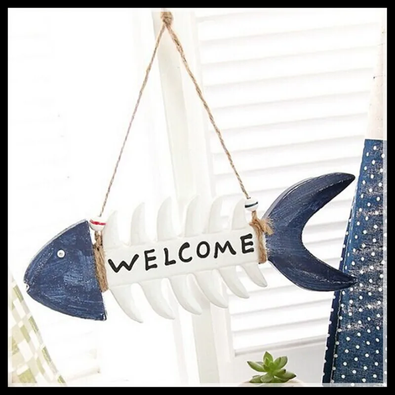 Mediterranean Hanging Decoration Wood Doorplate Home Decor Welcome Pub Bar Restaurant Store Wall Art Fish Bone ElimElim
Mediterranean Hanging Decoration Wood Doorplate Home Decor Welcome Pub Bar Restaurant Store Wall Art Fish Bone ElimElim
