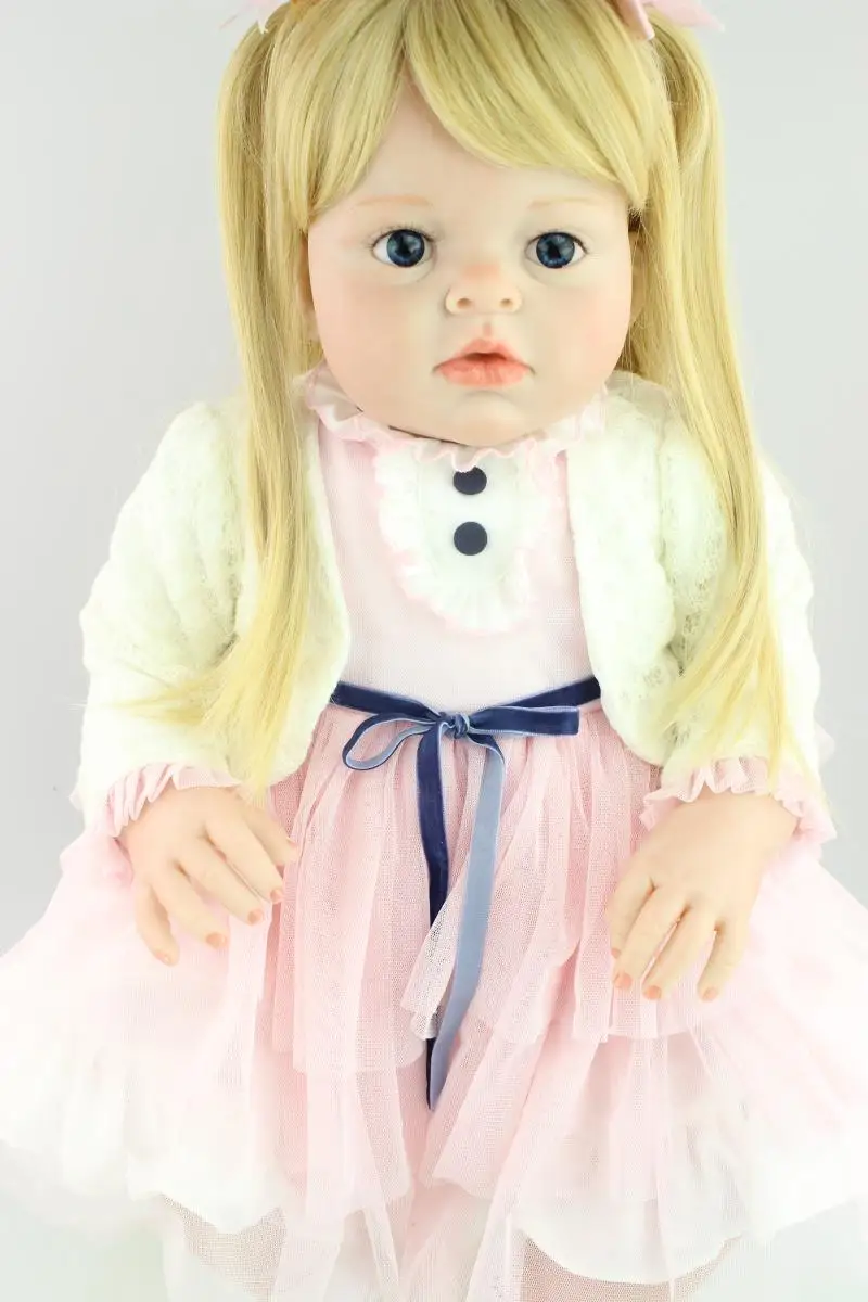 About 70cm Silicone reborn baby doll accompany sleep reborn baby fashionable Christmas birthday gift brinquedos for child
About 70cm Silicone reborn baby doll accompany sleep reborn baby fashionable Christmas birthday gift brinquedos for child