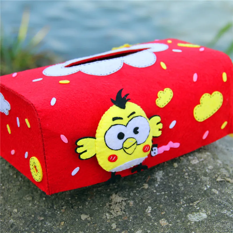 Felt DIY Cute Chick Style Paper Towel Box For Children Bedroom Decoration Handmade Removable Tissue Paper Box Felt DIY Package
Felt DIY Cute Chick Style Paper Towel Box For Children Bedroom Decoration Handmade Removable Tissue Paper Box Felt DIY Package