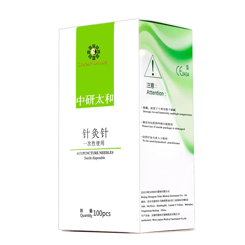 YAGEN Chinese Traditonal Medicine 100pcs/box Zhongyan Taihe Acupuncture Needle Disposable Needle beauty massage needle with tube
YAGEN Chinese Traditonal Medicine 100pcs/box Zhongyan Taihe Acupuncture Needle Disposable Needle beauty massage needle with tube