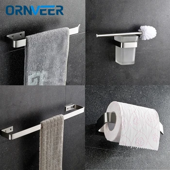 304 Stainless Steel Nickel Brushed Wall Mount Bath Hardware Sets Towel Bar Toilet Brush Holders Paper Holder Free Shipping
304 Stainless Steel Nickel Brushed Wall Mount Bath Hardware Sets Towel Bar Toilet Brush Holders Paper Holder Free Shipping