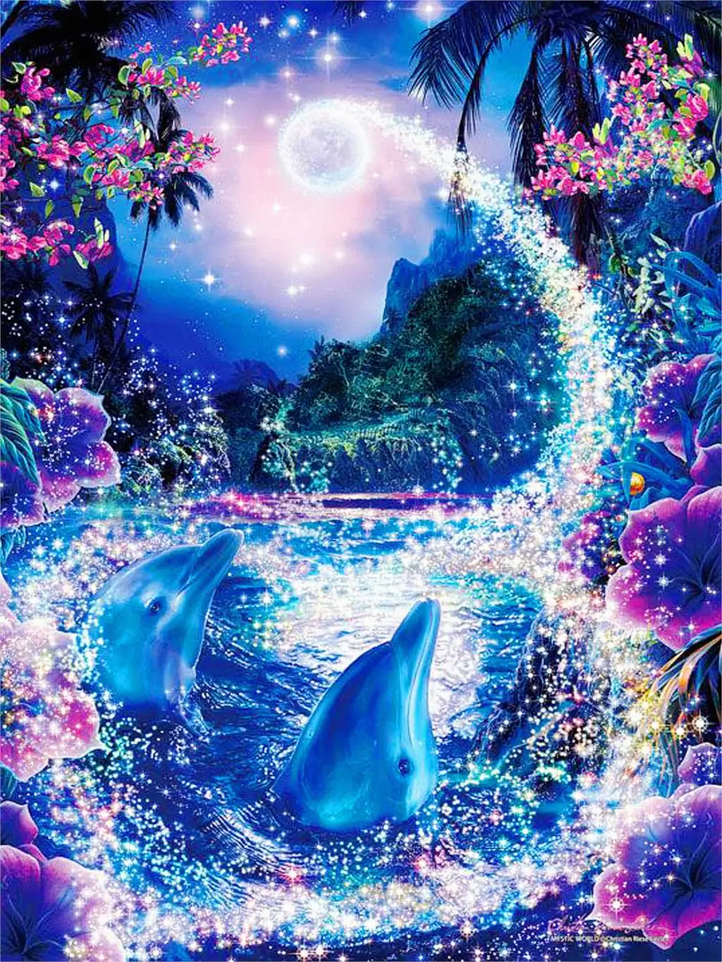 5D DIY Diamond Embroidery Dolphin 3D Diamond Painting Animal Cross Stitch Needlework Home Decor Round drill love gift
5D DIY Diamond Embroidery Dolphin 3D Diamond Painting Animal Cross Stitch Needlework Home Decor Round drill love gift