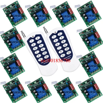 AC220V 3000W RF Wireless Remote Relay Control the wall switch remote control For light smart home
AC220V 3000W RF Wireless Remote Relay Control the wall switch remote control For light smart home