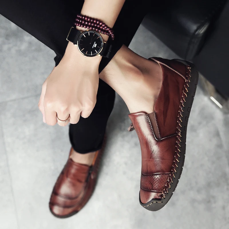 Men Leather Shoes Vintage Men Breathable Non-slip Flats Zipper Dorec Moccasins Male Tennis Sneakers Shoes Loafers Footwear
Men Leather Shoes Vintage Men Breathable Non-slip Flats Zipper Dorec Moccasins Male Tennis Sneakers Shoes Loafers Footwear