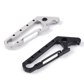 Multi-function Carabiner Portable Buckle Outdoor Opener Pocket Tactical Keychain Tools Bottle Survival
Multi-function Carabiner Portable Buckle Outdoor Opener Pocket Tactical Keychain Tools Bottle Survival