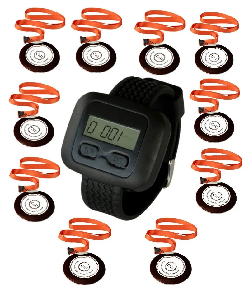 Free shipping! Wireless nurse call system,waiter call bell,10pc hung call buzzer/button,1pc wrist/watch pager,restaurant service
Free shipping! Wireless nurse call system,waiter call bell,10pc hung call buzzer/button,1pc wrist/watch pager,restaurant service