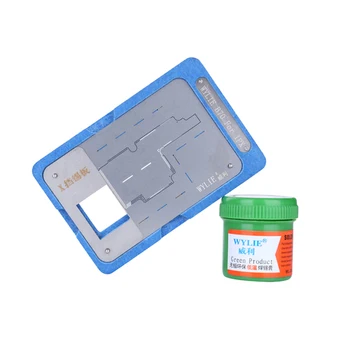Soldering Net With Solder Paste Motherboard Planting Tin Fixture Logic Board for iphone X Repair Tools
Soldering Net With Solder Paste Motherboard Planting Tin Fixture Logic Board for iphone X Repair Tools