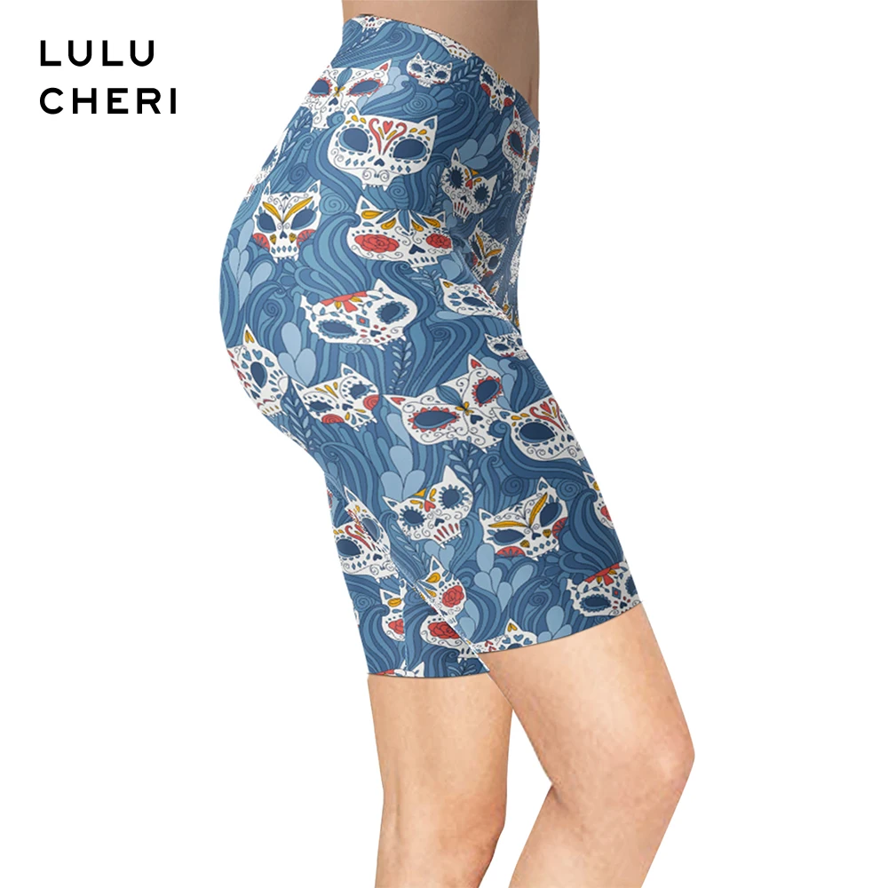 Sugar Rose Flower Skull Print Knee Length Short For Women Animal Pattern Summer Brushed Buttery Soft Calavera Skeleton Leggings
Sugar Rose Flower Skull Print Knee Length Short For Women Animal Pattern Summer Brushed Buttery Soft Calavera Skeleton Leggings