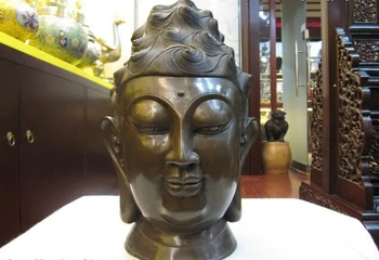 150401 S0333 Chinese 100% Pure purple Bronze Guan Yin Kwan-Yin Bodhisattva Buddha Head Statue
150401 S0333 Chinese 100% Pure purple Bronze Guan Yin Kwan-Yin Bodhisattva Buddha Head Statue
