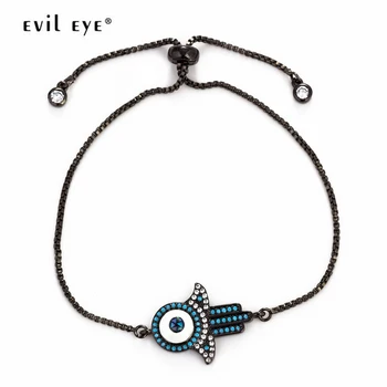 Evil Eye Micro Pave Hand Charm Link Chain Bracelets Copper Zircon For Women Men Natural Shell Jewelry Gifts Adjustable EY5304
Evil Eye Micro Pave Hand Charm Link Chain Bracelets Copper Zircon For Women Men Natural Shell Jewelry Gifts Adjustable EY5304