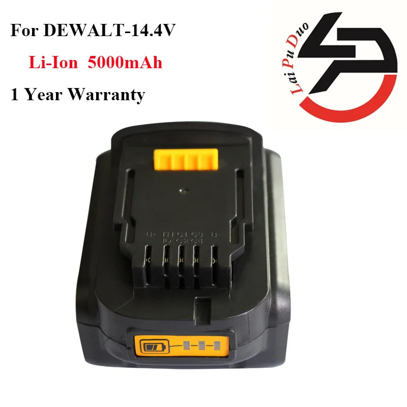 Hot!!!5.0Ah 14.4V Li-Ion power tool replacement battery for Dewalt :DCB140, DCB141-XJ
Hot!!!5.0Ah 14.4V Li-Ion power tool replacement battery for Dewalt :DCB140, DCB141-XJ