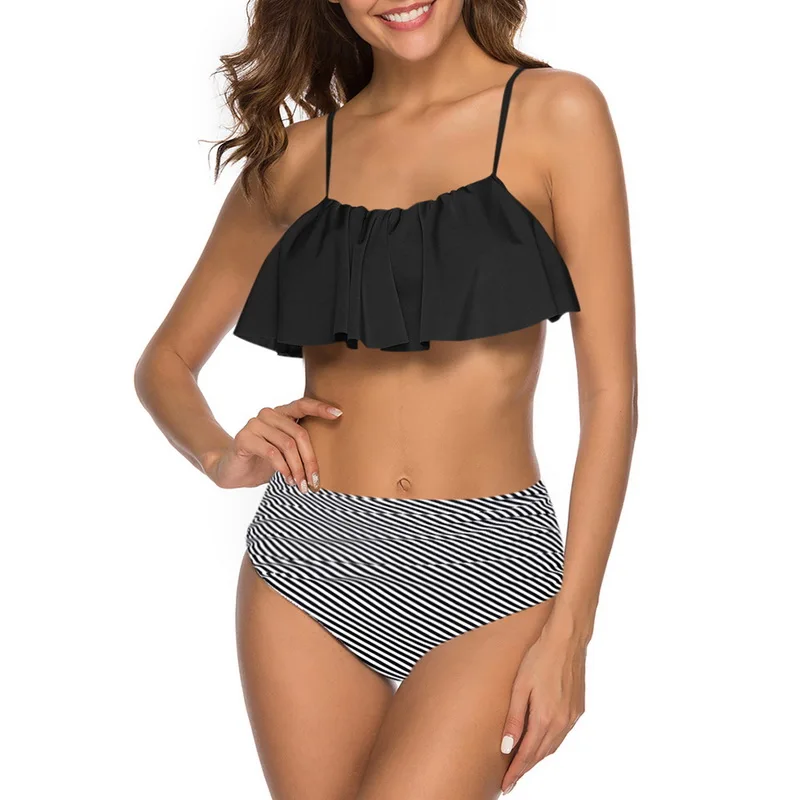 Vertvie 2019 Swimsuit Women Beach Wear Retro Boho Flounce Swimwear Sexy High Waisted Bikini Set Push Up Bathing Suit Plus Size
Vertvie 2019 Swimsuit Women Beach Wear Retro Boho Flounce Swimwear Sexy High Waisted Bikini Set Push Up Bathing Suit Plus Size