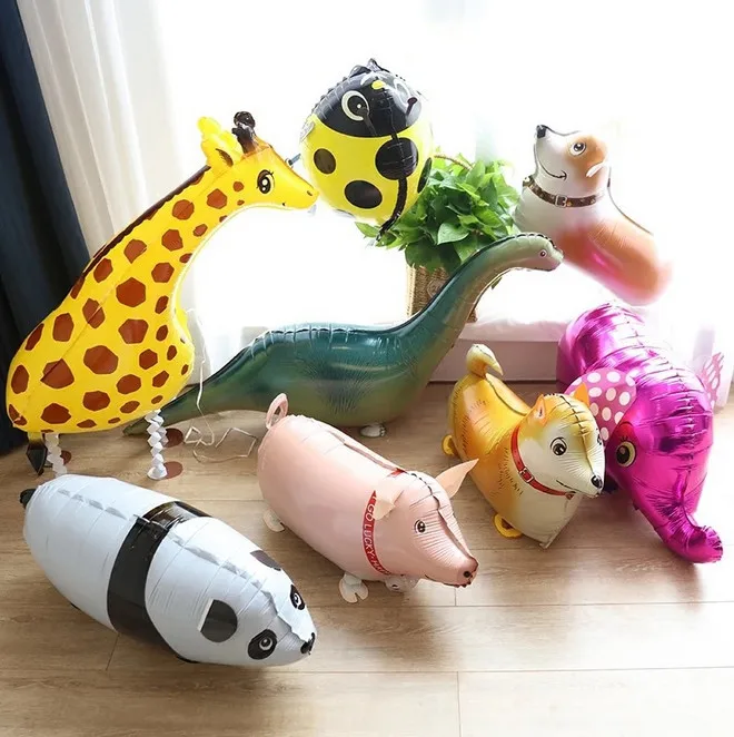 Cute Walking Animal Balloons Unicorn Giraffe Sheep Dog Dinosaur Helium Foil Balloon Birthday Party Decorations Kids Toys Gifts
Cute Walking Animal Balloons Unicorn Giraffe Sheep Dog Dinosaur Helium Foil Balloon Birthday Party Decorations Kids Toys Gifts