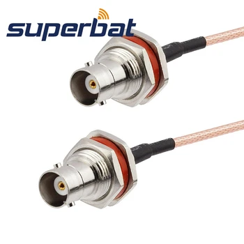 Superbat BNC Female Jack to BNC Jack Pigtail Cable RG316 BNC Female Bulkhead Cable 15cm
Superbat BNC Female Jack to BNC Jack Pigtail Cable RG316 BNC Female Bulkhead Cable 15cm