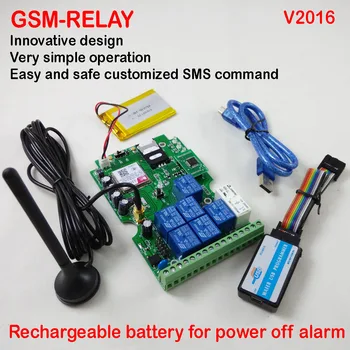 Free shipping Post airmail 1pcs GSM SMS wireless Real-Time Remote Control Seven Relay Output controller
Free shipping Post airmail 1pcs GSM SMS wireless Real-Time Remote Control Seven Relay Output controller