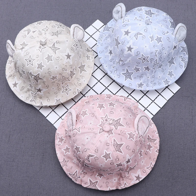 2019 New Spring Children Caps Baby Girls Fisherman Hat Star Pattern Kids Girls Cute Ears Hat Fashion Baby Bucket Sun Hat
2019 New Spring Children Caps Baby Girls Fisherman Hat Star Pattern Kids Girls Cute Ears Hat Fashion Baby Bucket Sun Hat
