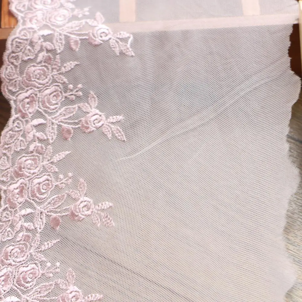 2 Yards16cm pink embroidered Cotton lace Sewing Accessories craft Handmade for clothing bag wedding Decoration
2 Yards16cm pink embroidered Cotton lace Sewing Accessories craft Handmade for clothing bag wedding Decoration
