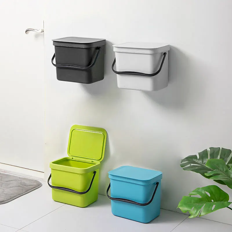 Waste Bin Office Kitchen Bathroom Dustbin Space Saving For Home Wall Mounted Trash Can Dual-use Storage Box
Waste Bin Office Kitchen Bathroom Dustbin Space Saving For Home Wall Mounted Trash Can Dual-use Storage Box