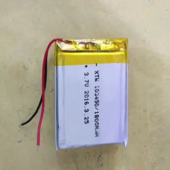 3.7v li po li-ion batteries 3 7 v 3.7V polymer lithium battery 103450 1800mAh solar LED lamp air purifier battery
3.7v li po li-ion batteries 3 7 v 3.7V polymer lithium battery 103450 1800mAh solar LED lamp air purifier battery