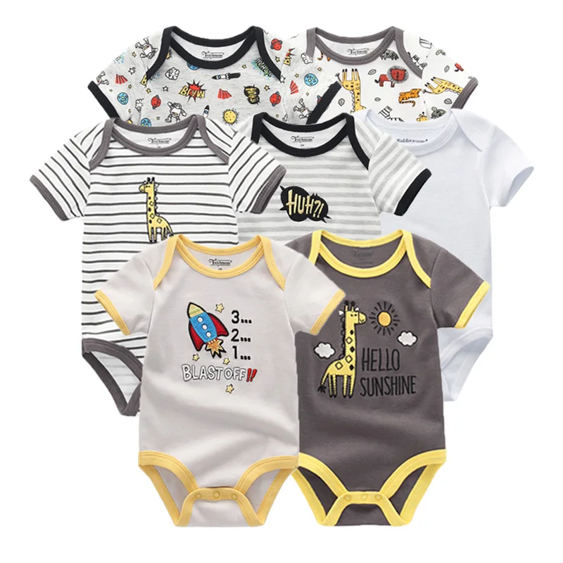 7 PCS/lot Summer short sleeve newborn baby rompers girls baby jumpsuit O-Neck 0-12M ropa bebe baby boy clothes
7 PCS/lot Summer short sleeve newborn baby rompers girls baby jumpsuit O-Neck 0-12M ropa bebe baby boy clothes