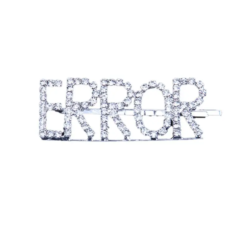 Women Minimalist Full Glitter Shimmer Rhinestone Side Hair Clips Capital Letter Humor Words Metal Alloy Straight Hairpins Club P
Women Minimalist Full Glitter Shimmer Rhinestone Side Hair Clips Capital Letter Humor Words Metal Alloy Straight Hairpins Club P