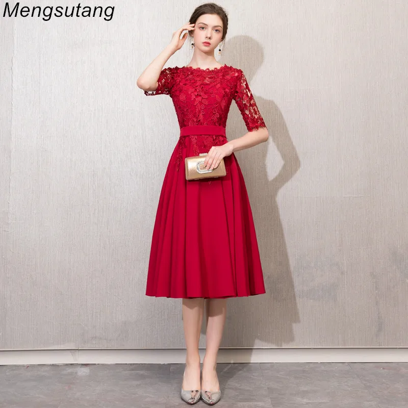Robe de soiree New Lace Slim vestido de festa evening dress O-Neck Tea-Length plus size Party Prom formal dress women elegant
Robe de soiree New Lace Slim vestido de festa evening dress O-Neck Tea-Length plus size Party Prom formal dress women elegant