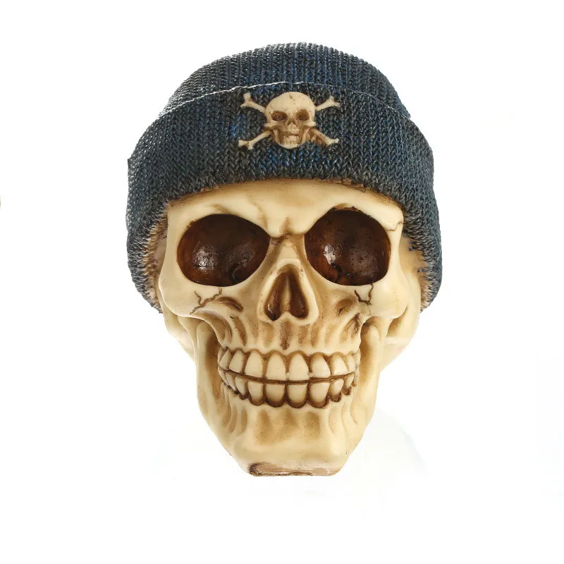 Resin Craft Horror Skull Statue&Sculpture Ornament Creative Home Decoration Accessories Modern Caveira Crafts Bar Decoration
Resin Craft Horror Skull Statue&Sculpture Ornament Creative Home Decoration Accessories Modern Caveira Crafts Bar Decoration