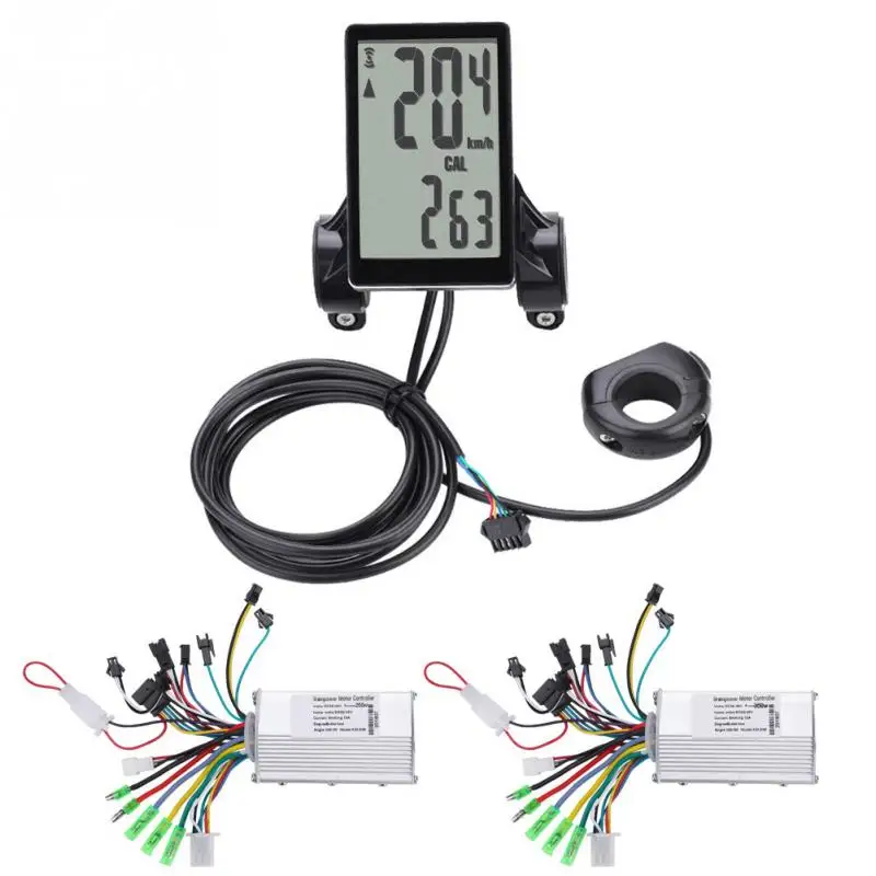 36V/48V 250W/350W Electric Bicycle Controller with Waterproof LCD Display Panel for E-bike Electric Bike Scooter Accessories
36V/48V 250W/350W Electric Bicycle Controller with Waterproof LCD Display Panel for E-bike Electric Bike Scooter Accessories